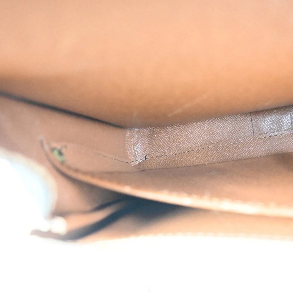 LOUIS VUITTON Cartouchiere MM Shoulder Bag Monogram Leather Brown M51253 62KC516 - Picture 9 of 16